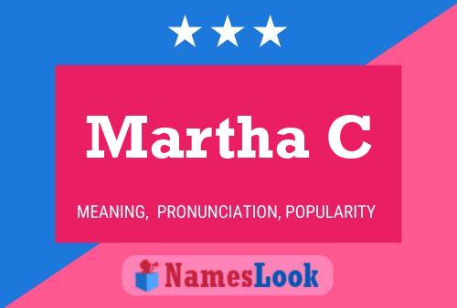 Martha C Naam Poster