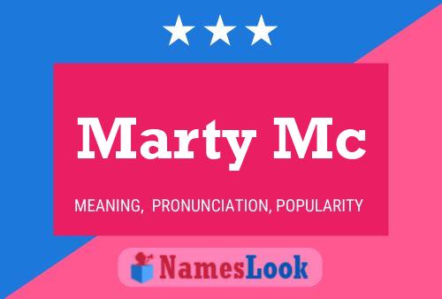 Marty Mc Naam Poster