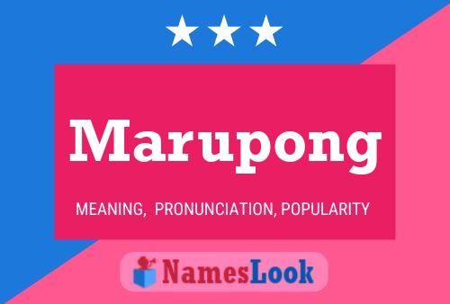 Marupong Naam Poster