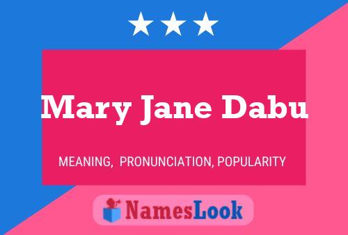 Mary Jane Dabu Naam Poster