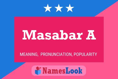 Masabar A Naam Poster