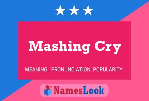 Mashing Cry Naam Poster