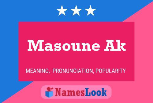 Masoune Ak Naam Poster