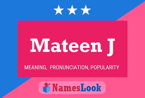 Mateen J Naam Poster