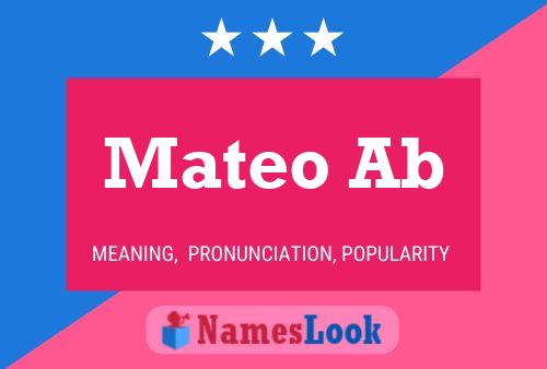 Mateo Ab Naam Poster