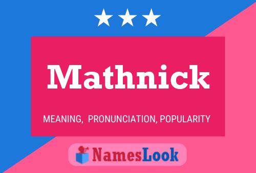 Mathnick Naam Poster