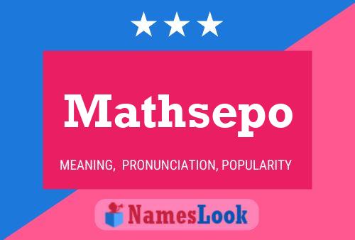 Mathsepo Naam Poster