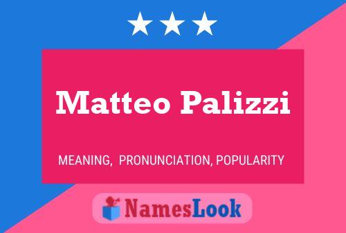 Matteo Palizzi Naam Poster