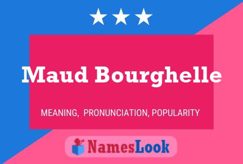 Maud Bourghelle Naam Poster