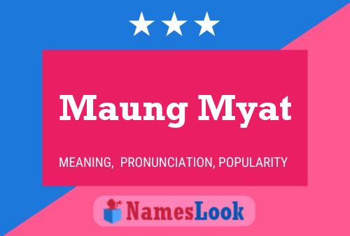 Maung Myat Naam Poster