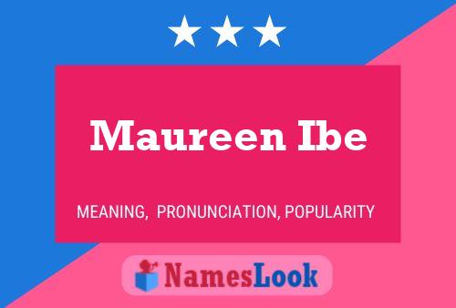 Maureen Ibe Naam Poster