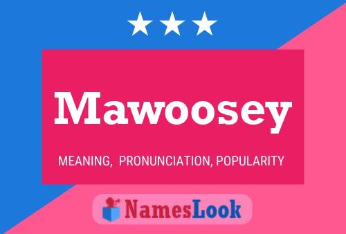 Mawoosey Naam Poster