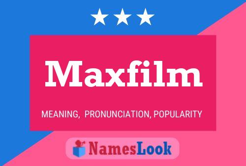 Maxfilm Naam Poster