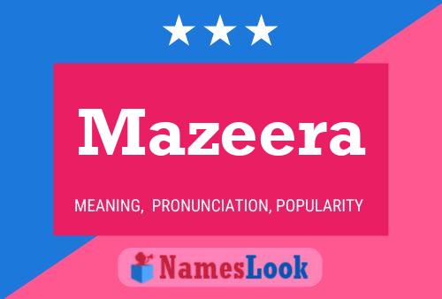 Mazeera Naam Poster