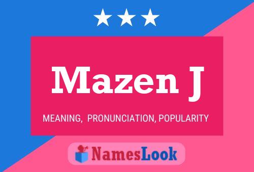 Mazen J Naam Poster