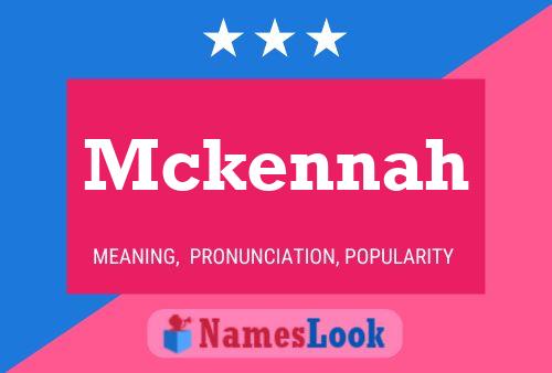 Mckennah Naam Poster