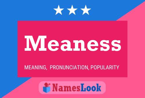 Meaness Naam Poster