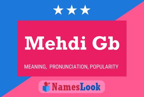 Mehdi Gb Naam Poster