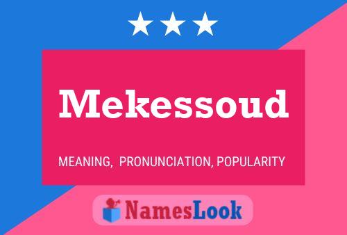 Mekessoud Naam Poster