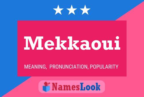 Mekkaoui Naam Poster