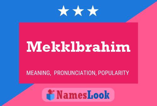 Mekklbrahim Naam Poster