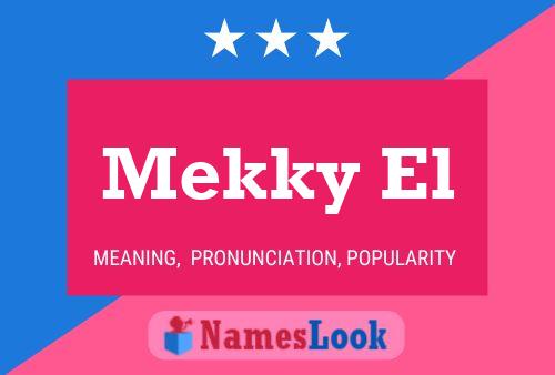 Mekky El Naam Poster