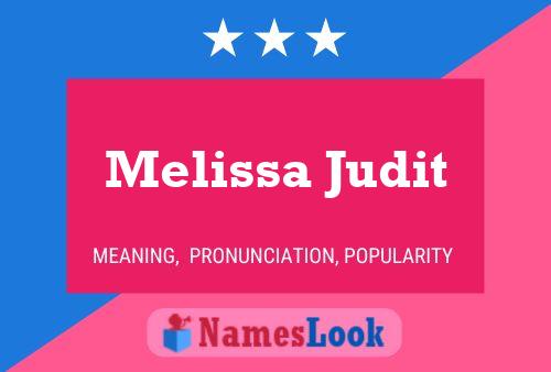 Melissa Judit Naam Poster