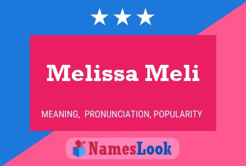 Melissa Meli Naam Poster