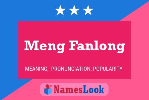 Meng Fanlong Naam Poster