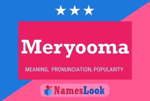 Meryooma Naam Poster