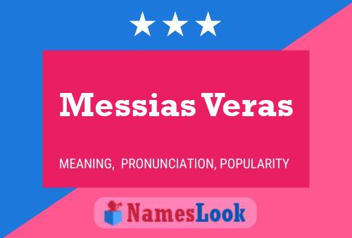 Messias Veras Naam Poster