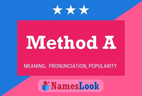 Method A Naam Poster