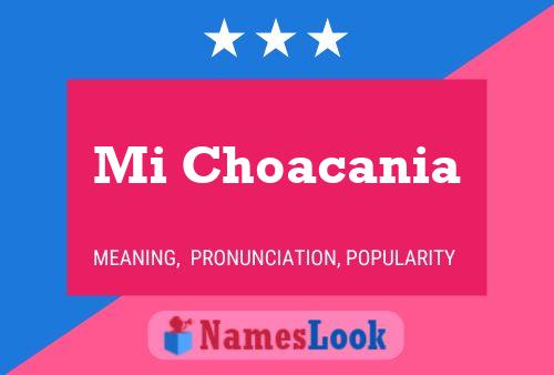 Mi Choacania Naam Poster