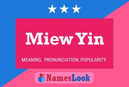 Miew Yin Naam Poster