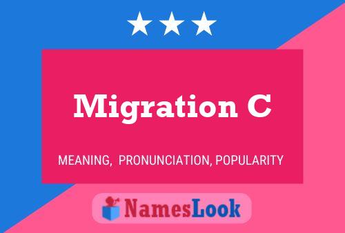 Migration C Naam Poster