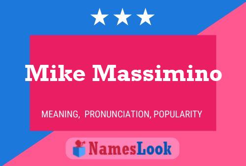 Mike Massimino Naam Poster