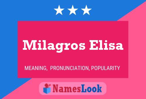 Milagros Elisa Naam Poster