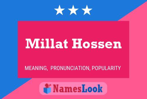 Millat Hossen Naam Poster