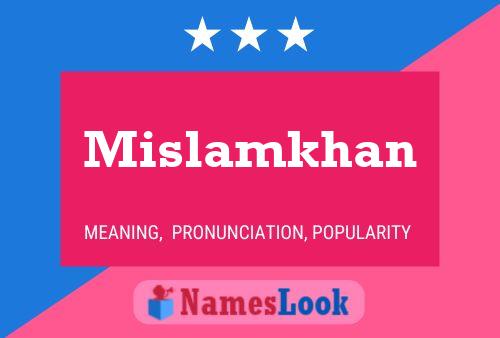 Mislamkhan Naam Poster