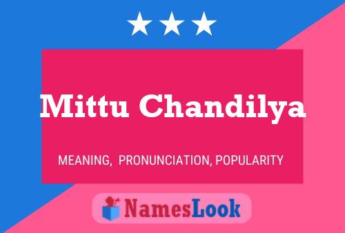 Mittu Chandilya Naam Poster