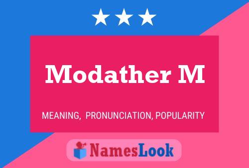 Modather M Naam Poster