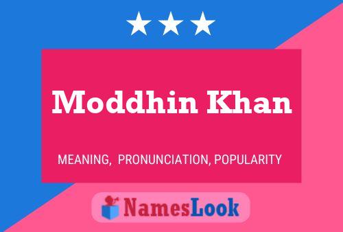 Moddhin Khan Naam Poster