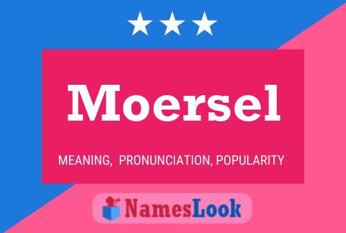 Moersel Naam Poster