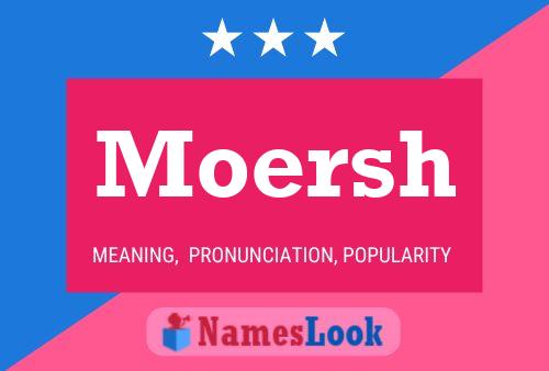 Moersh Naam Poster