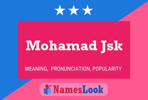 Mohamad Jsk Naam Poster