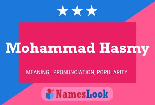 Mohammad Hasmy Naam Poster