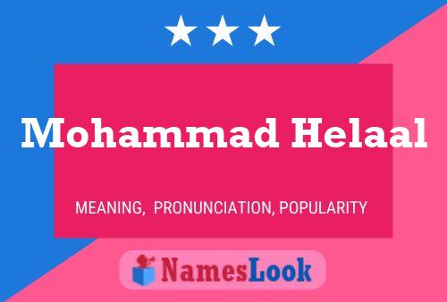 Mohammad Helaal Naam Poster