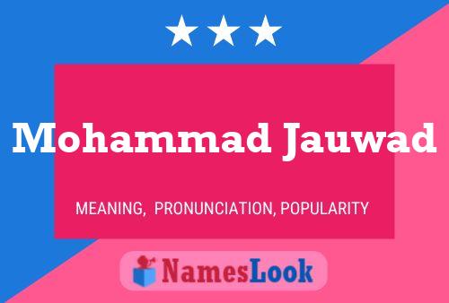 Mohammad Jauwad Naam Poster