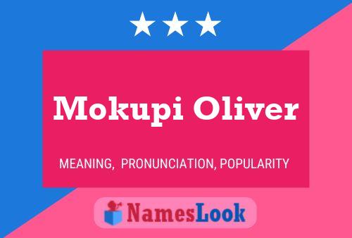 Mokupi Oliver Naam Poster