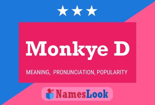 Monkye D Naam Poster